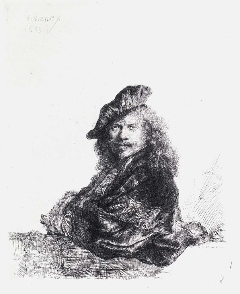 Rembrandt: Selfportrait10