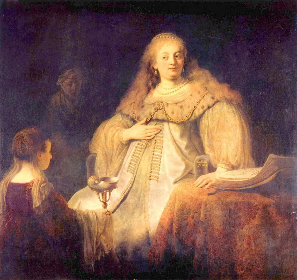 Rembrandt: Sophonisbe Receives The Poison Cup