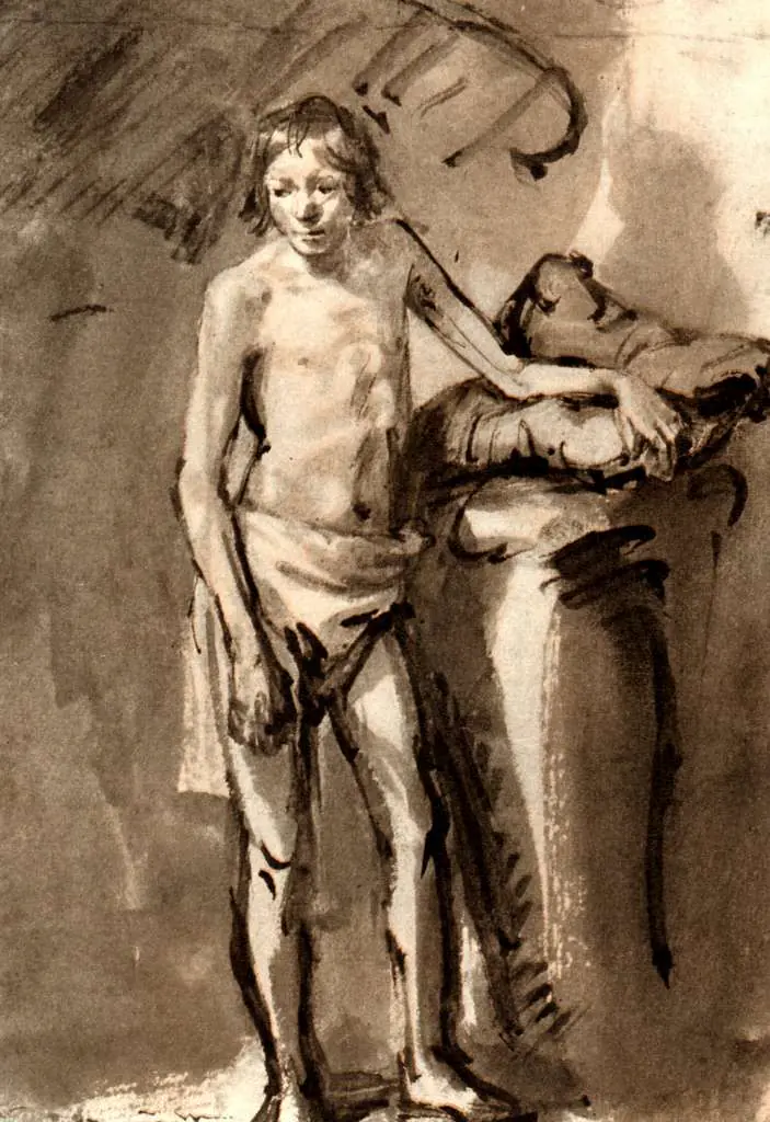 Rembrandt: Study Of A Young Man