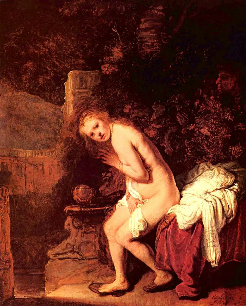 Rembrandt: Susanne In The Bath