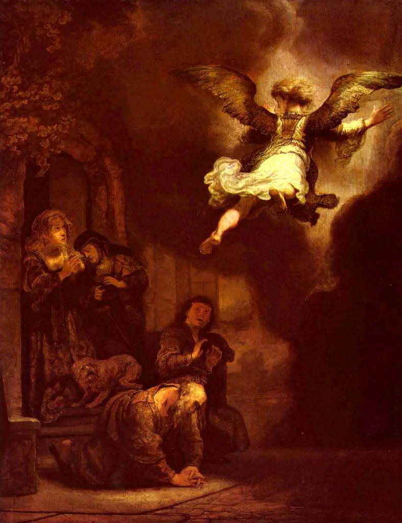 Rembrandt: The Angel Leaves The Family Of Tobias