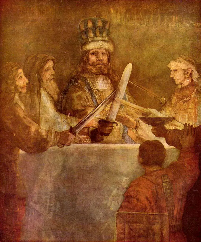 Rembrandt: The Conspiracy Of The Batavers Detail
