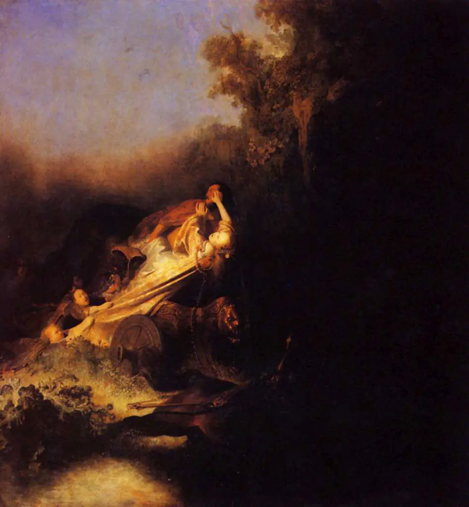 Rembrandt: The Kidnapping Of Proserpina