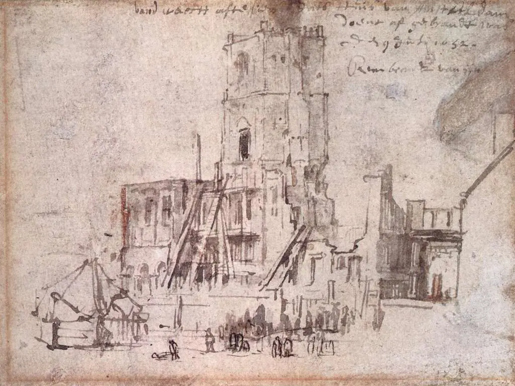 Rembrandt: The Old Amsterdam Town Hall