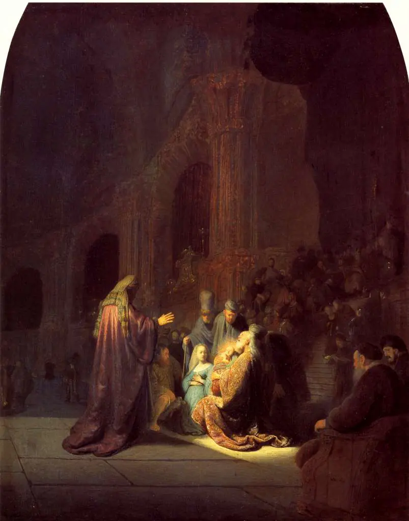 Rembrandt: The Presentation In The Temple
