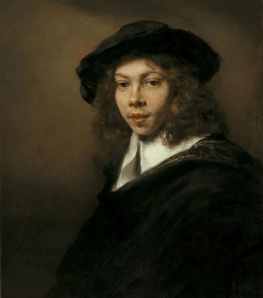 Rembrandt: Young Man In A Black Beret