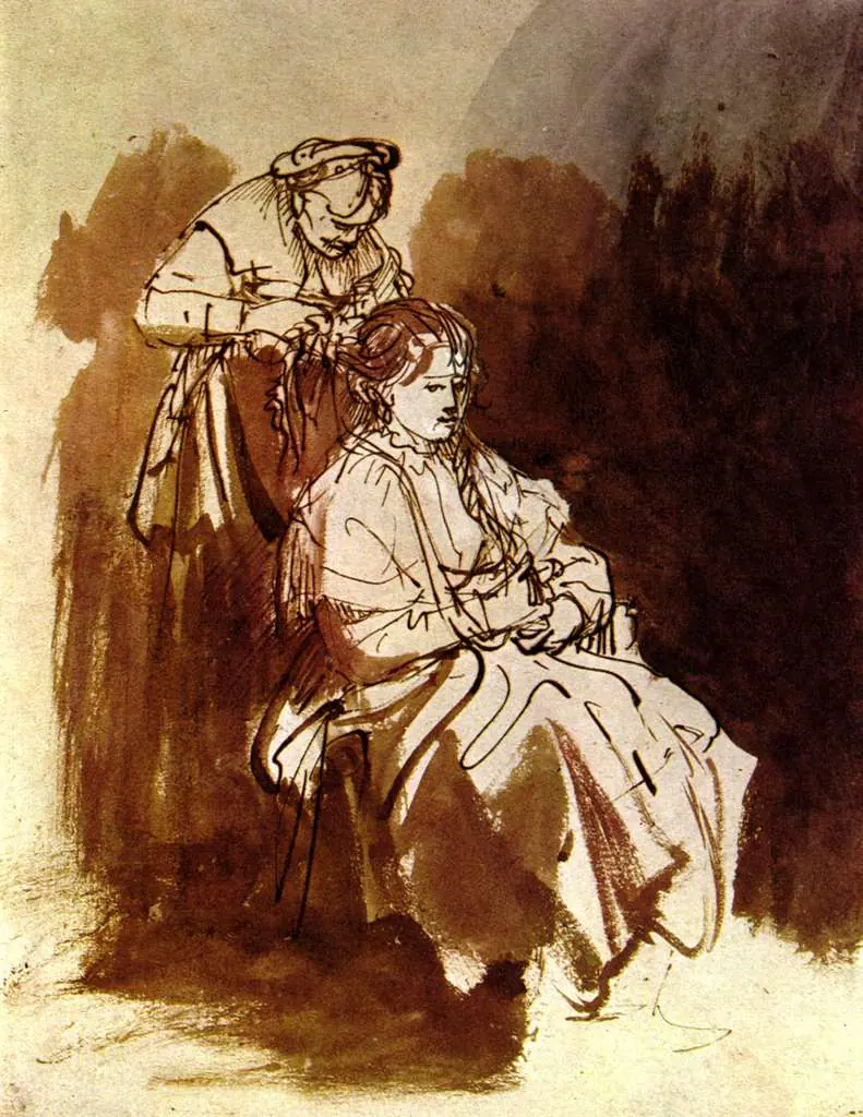 Rembrandt: Young Woman