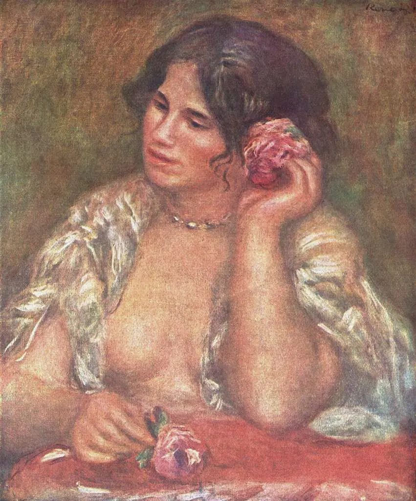 Renoir: Gabriele With A Rose