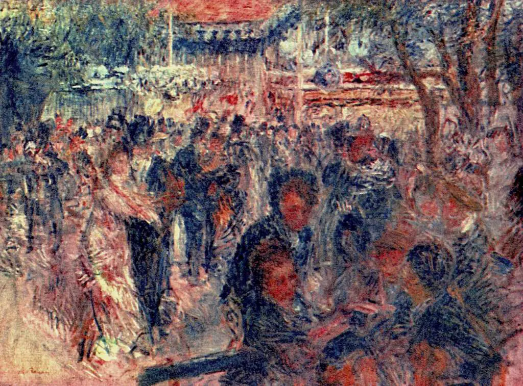Renoir: Moulin De La Galette Draft Sketch