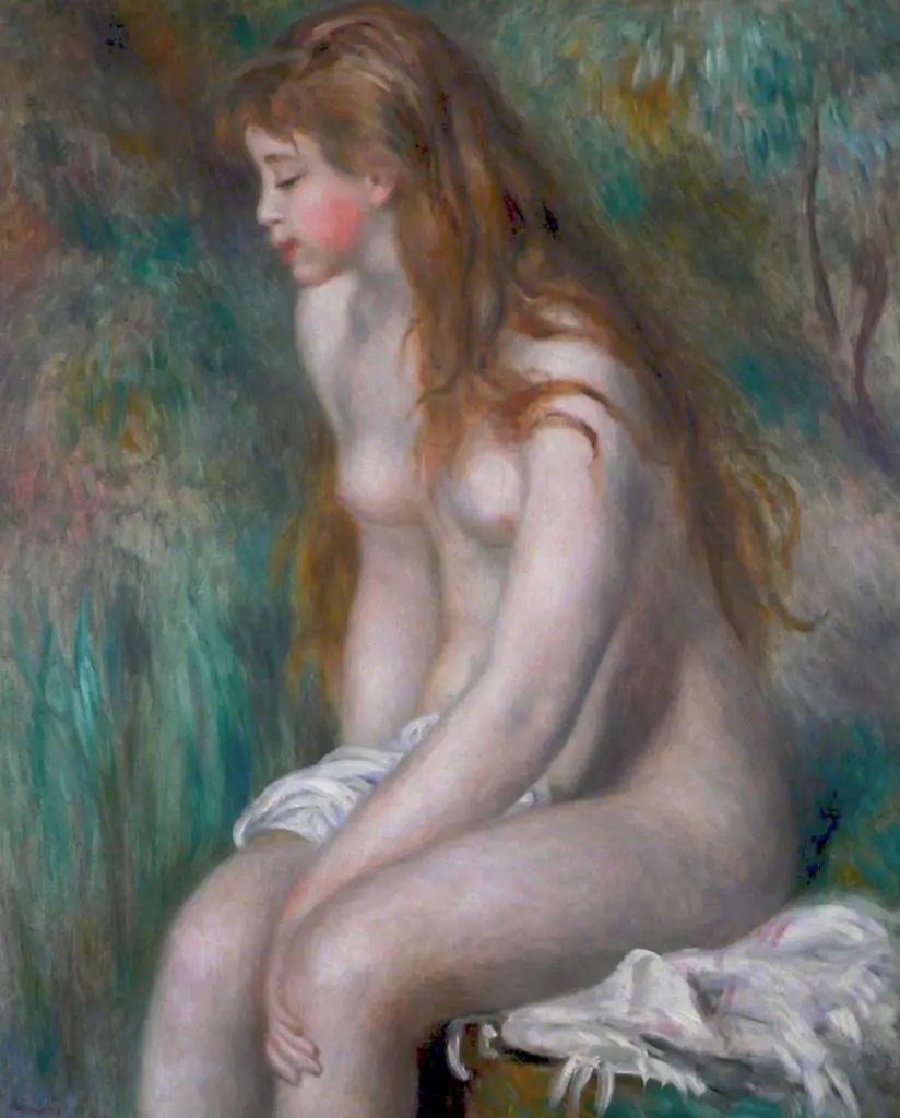 Renoir: Young Girl Bathing