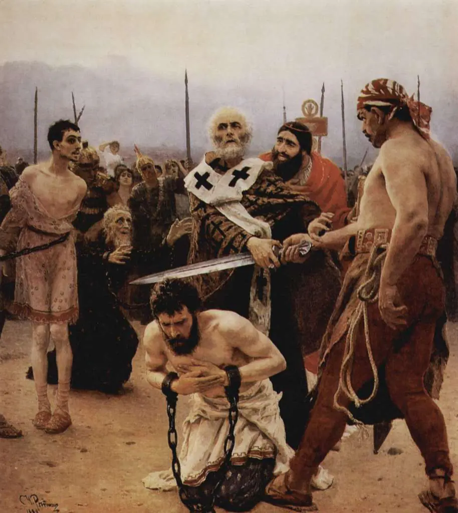 Repin: Saint Nicholas Of Myra Saves Three Innocents From Death