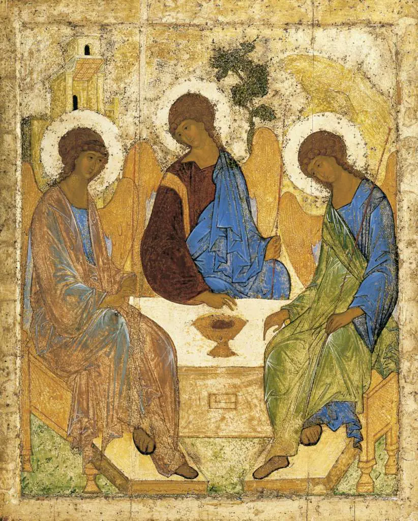 Rubljov: Angelsatmamre Trinity
