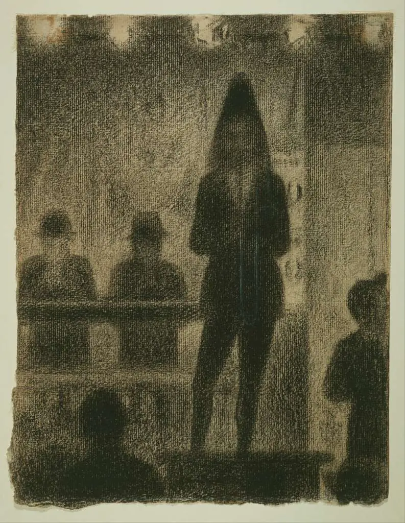 Seurat: Trombonist-study For Circus Side Show