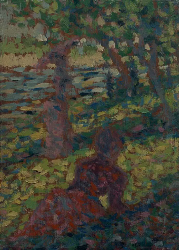 Seurat: Woman In A Park