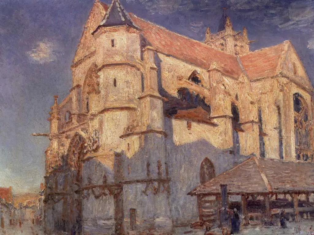Sisley: The Church At Moret