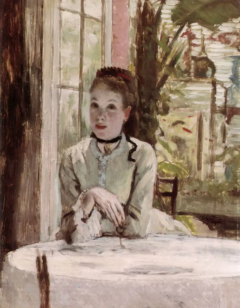 Tissot: A Woman In An Elegant Interior