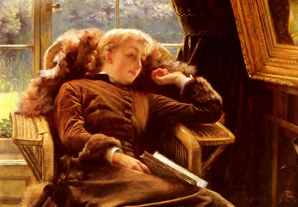 Tissot: Kathleen Newton In An Armchair