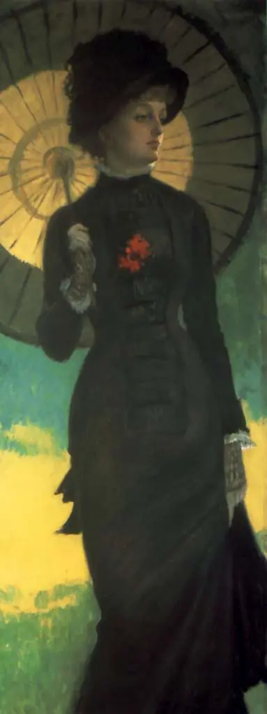 Tissot: Mrs Newton With A Parasol