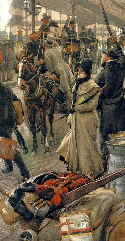 Tissot: The Departure Platform Victoria Station