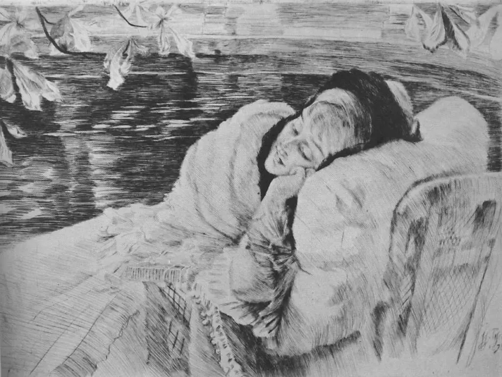 Tissot: Une Convalescente