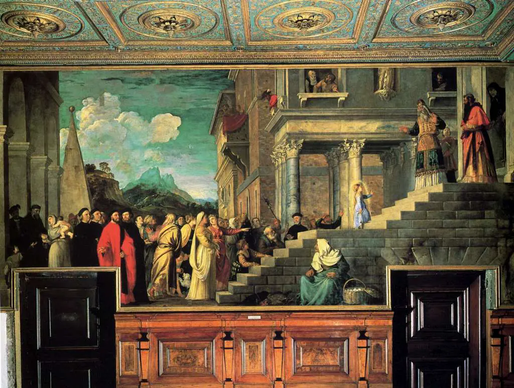 Titian: Entry Of Mary Into The Temple 1534 38