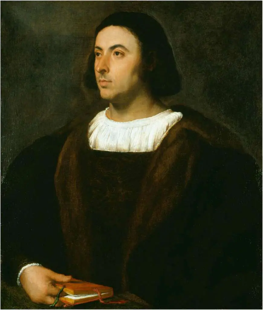 Titian: Portrait Of Jacopo Sannazaro 1514-18