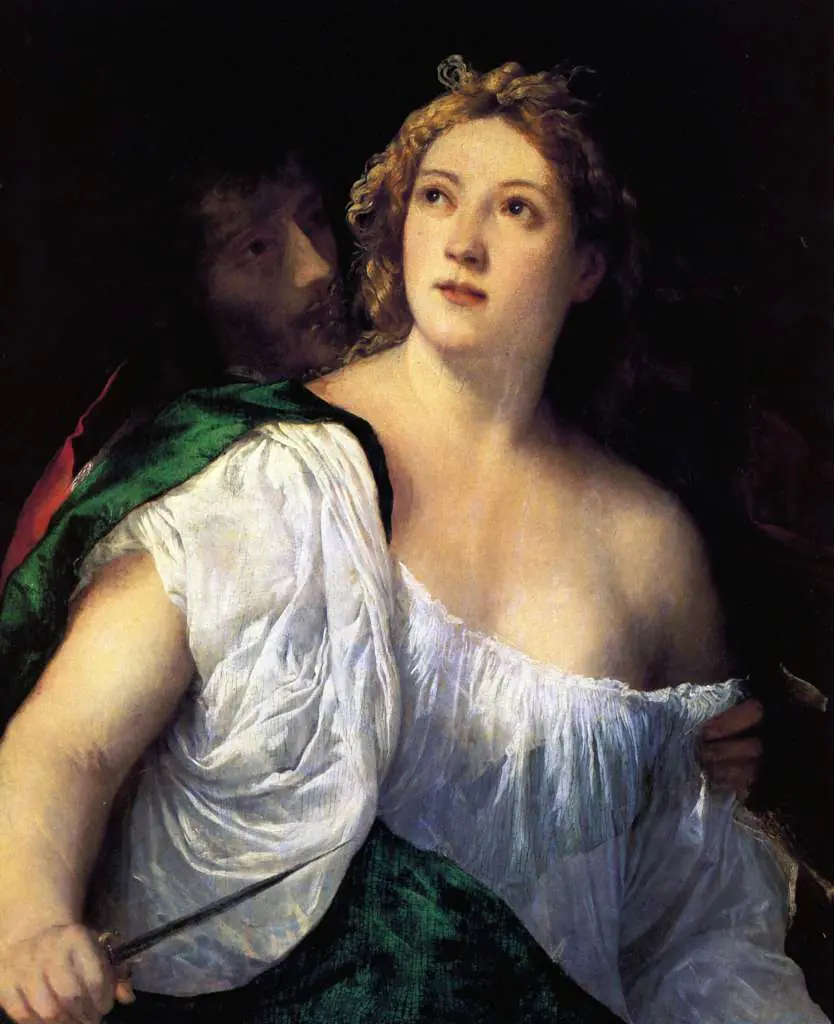 Titian: Suicide Of Lucretia 1515