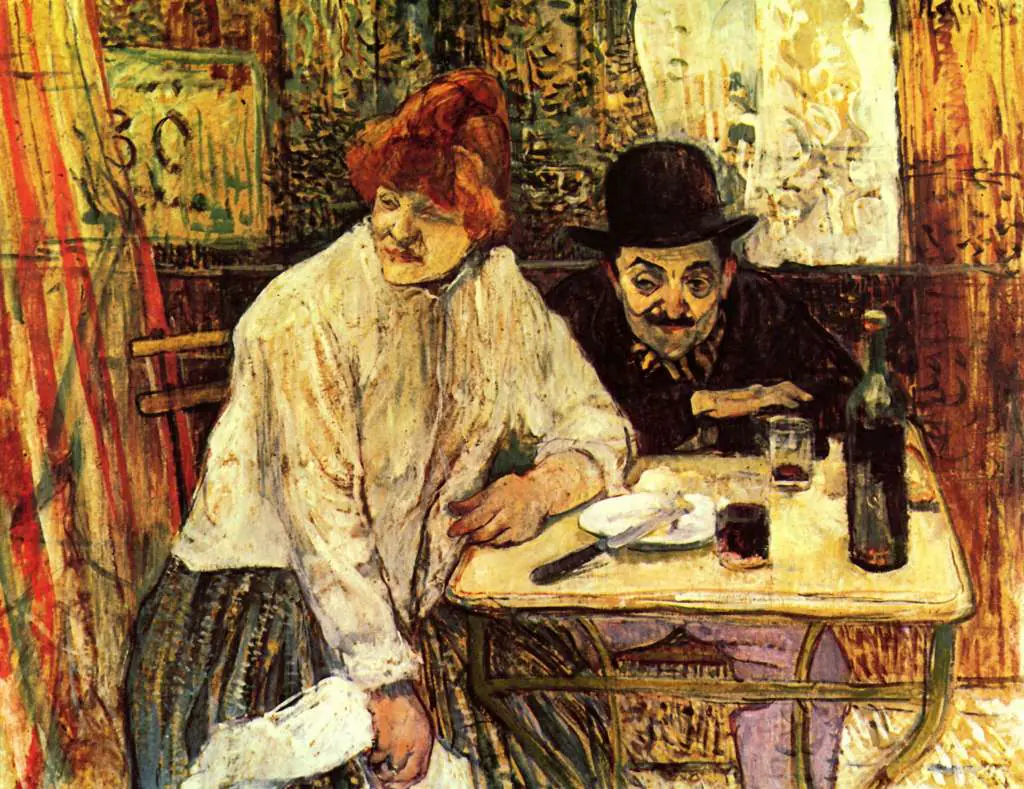 Toulouse-Lautrec: A La Mie In The Restaurant