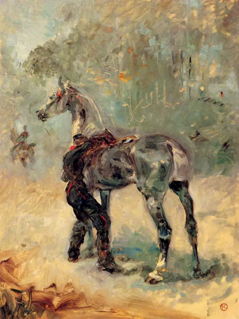 Toulouse-Lautrec: Artilleryman And His Horse