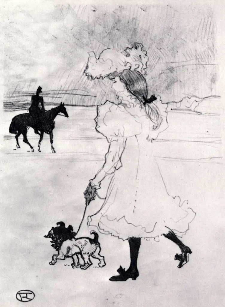 Toulouse-Lautrec: At Bois De Boulogne