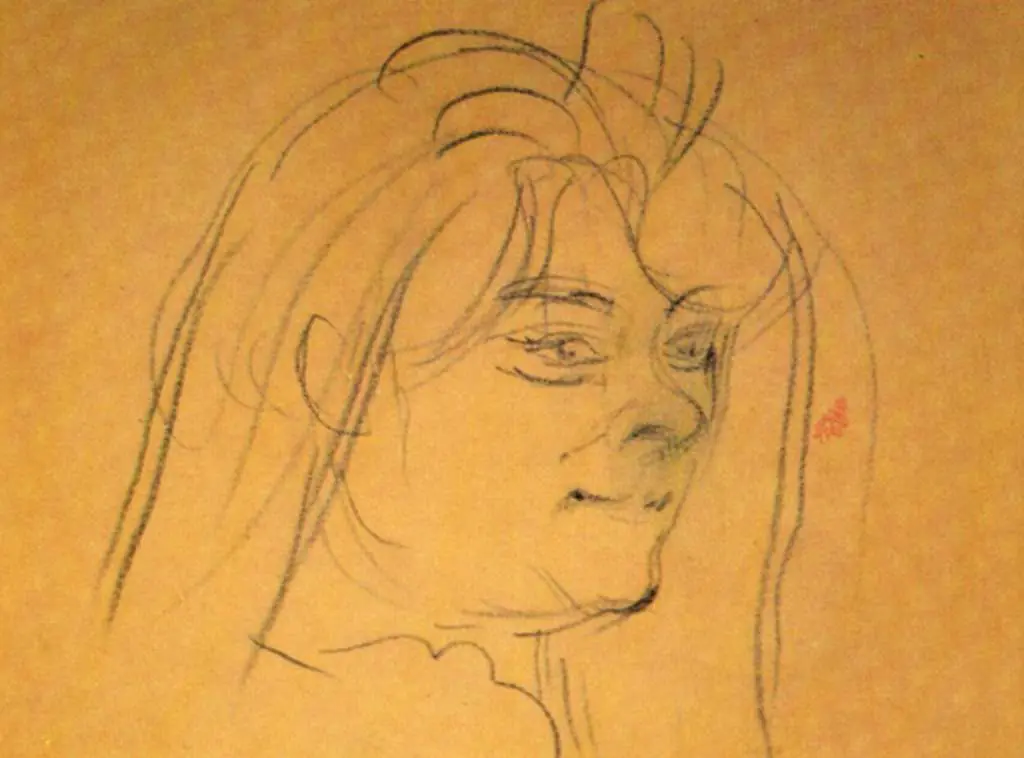 Toulouse-Lautrec: Head Of A Woman With Demolished Hairs