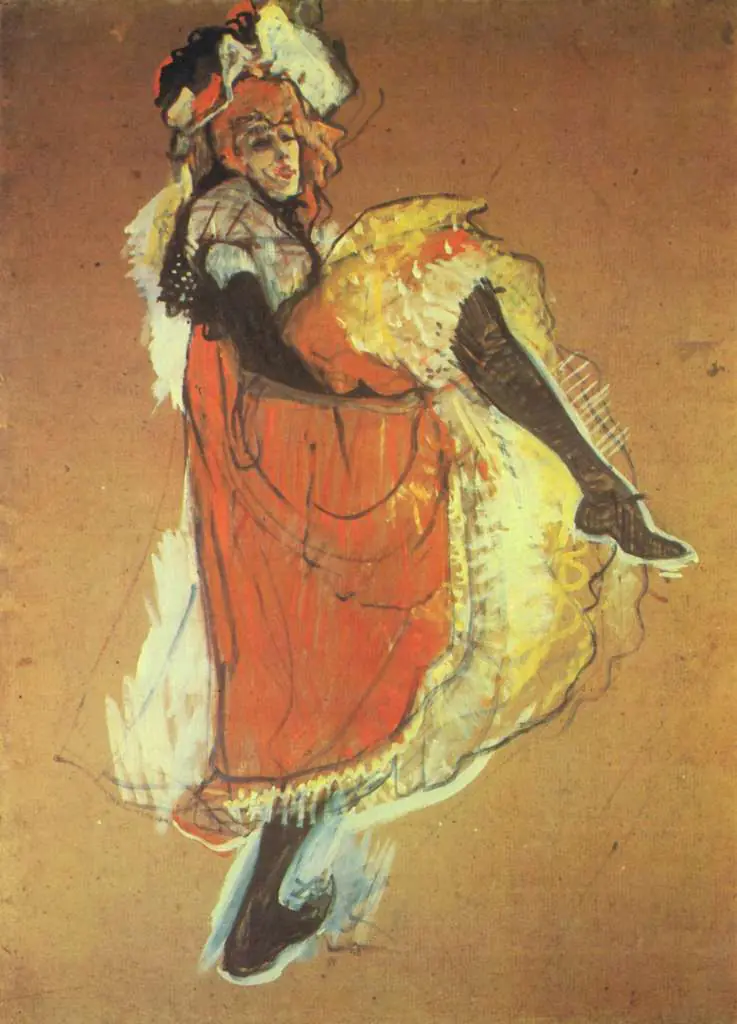 Toulouse-Lautrec: Jane Avril Dancing