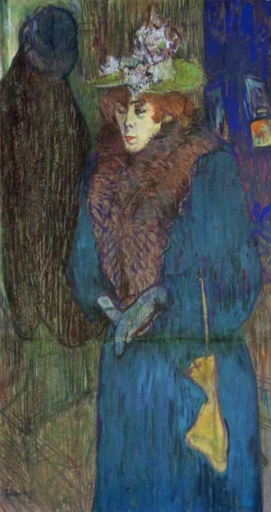 Toulouse-Lautrec: Jane Avril Entering In The Moulin Rouge