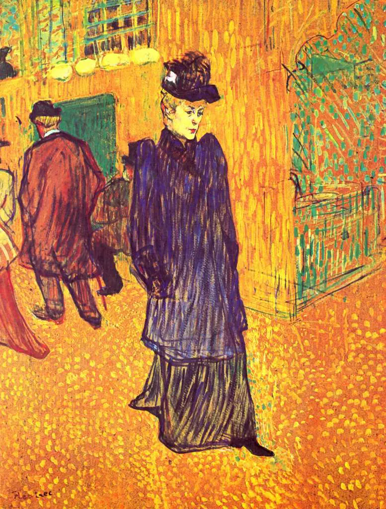 Toulouse-Lautrec: Jane Avril Leaves The Moulin Rouge