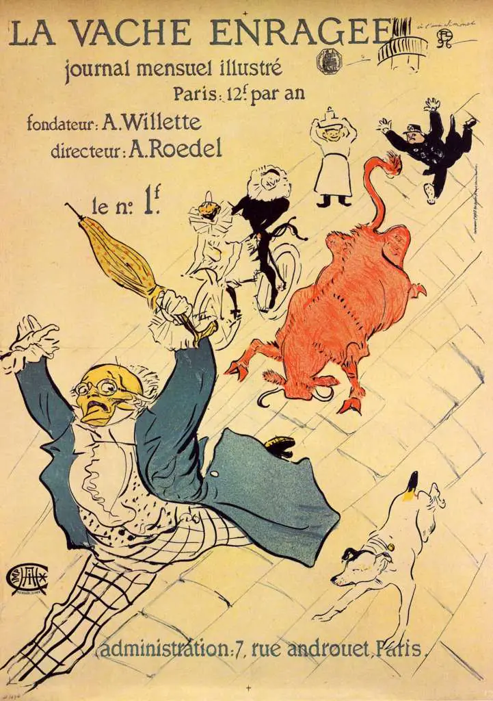 Toulouse-Lautrec: La Vache Enragee