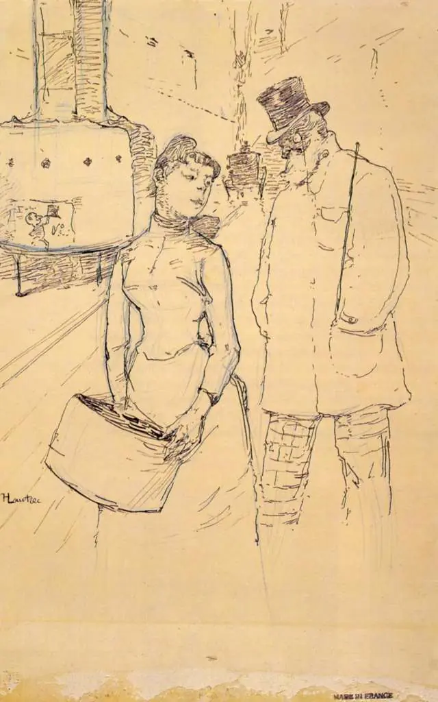 Toulouse-Lautrec: On The Paving Stone