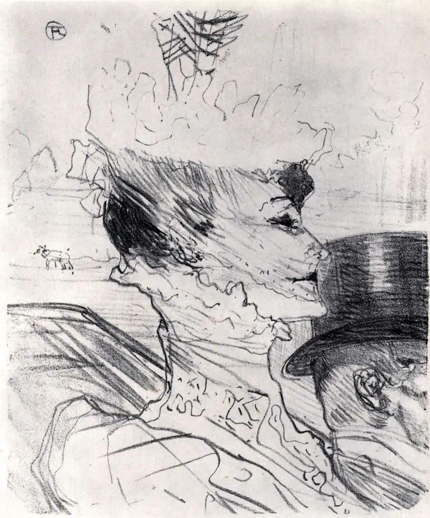 Toulouse-Lautrec: Portrait Of The Actress Louise Balthy