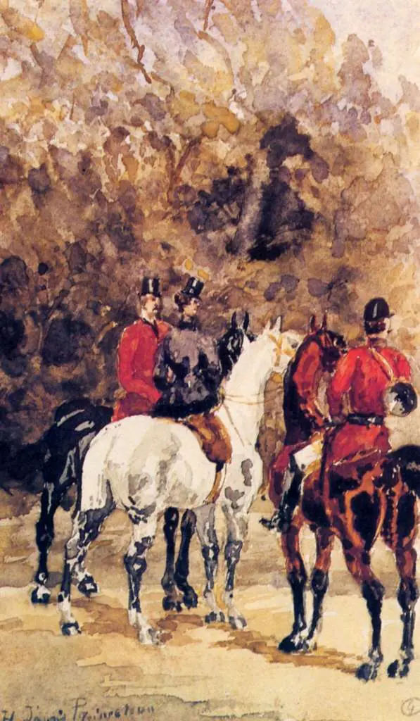 Toulouse-Lautrec: Reunion Of The Hunting Cavaliers