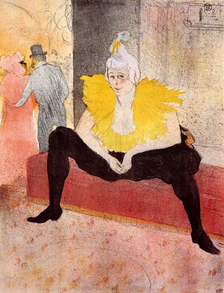 Toulouse-Lautrec: Sitting Clown