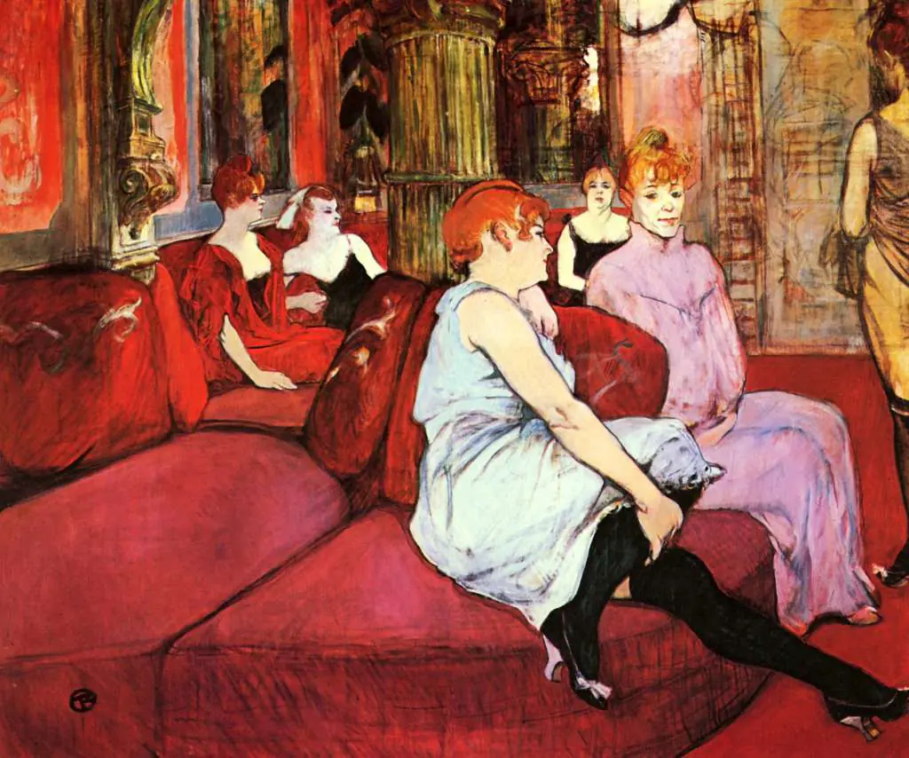 Toulouse-Lautrec: The Saloon In The Rue Des Moulins