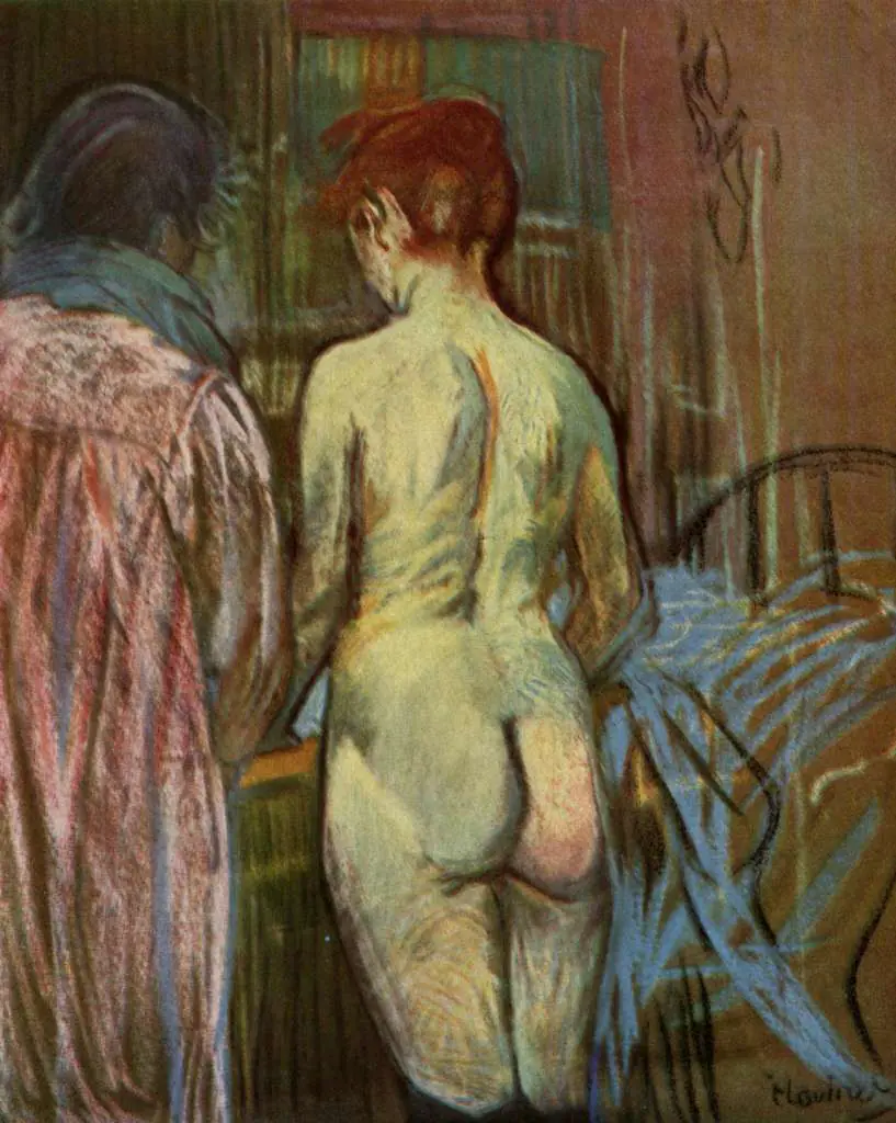 Toulouse-Lautrec: Two Girls From Behind