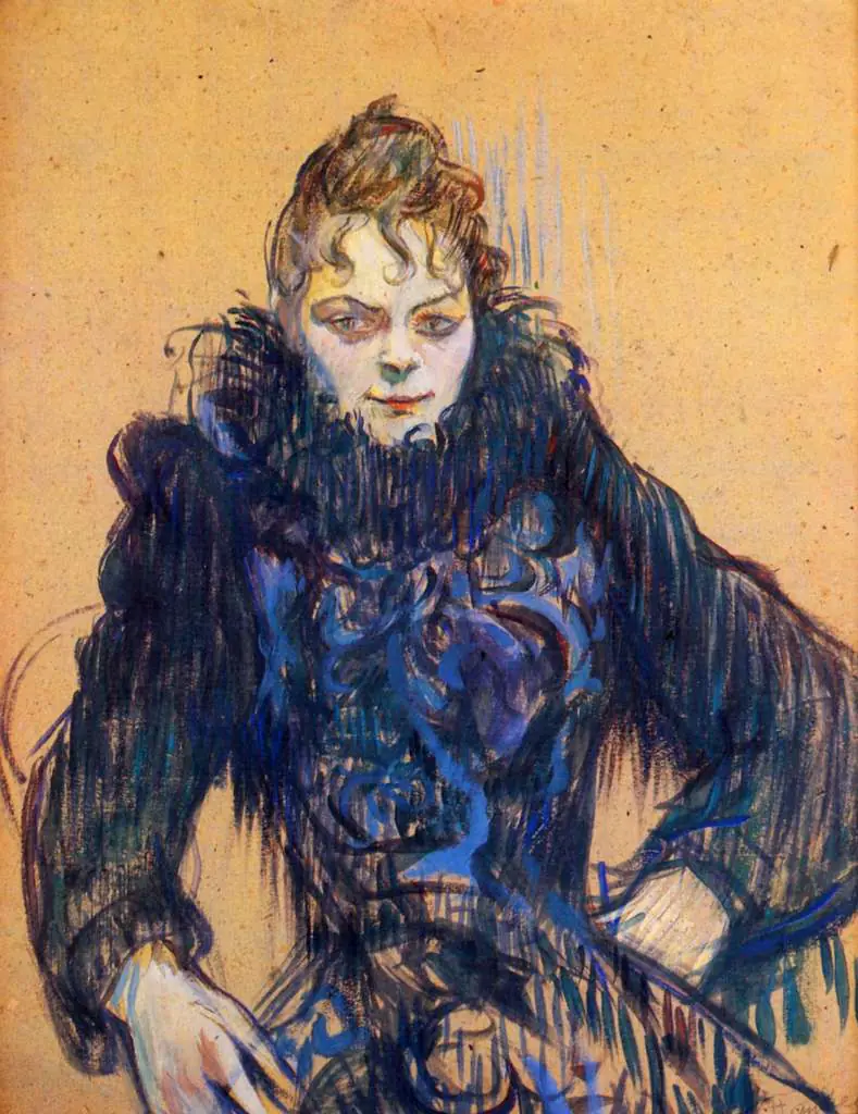 Toulouse-Lautrec: Woman In A Black Boa