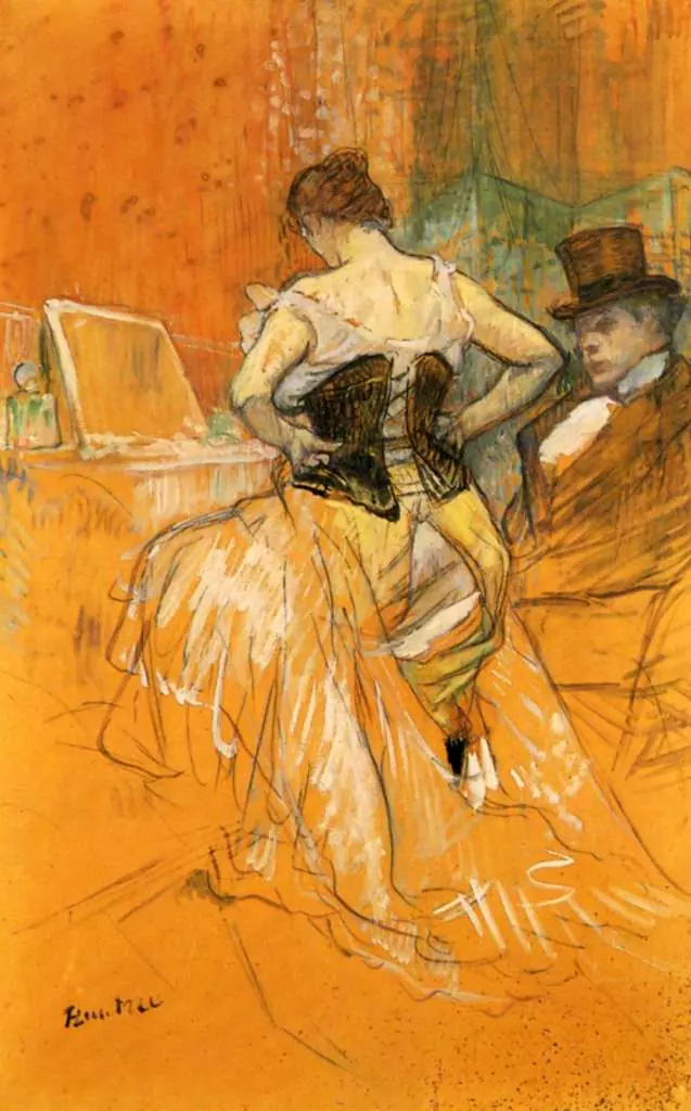 Toulouse-Lautrec: Woman In A Corset