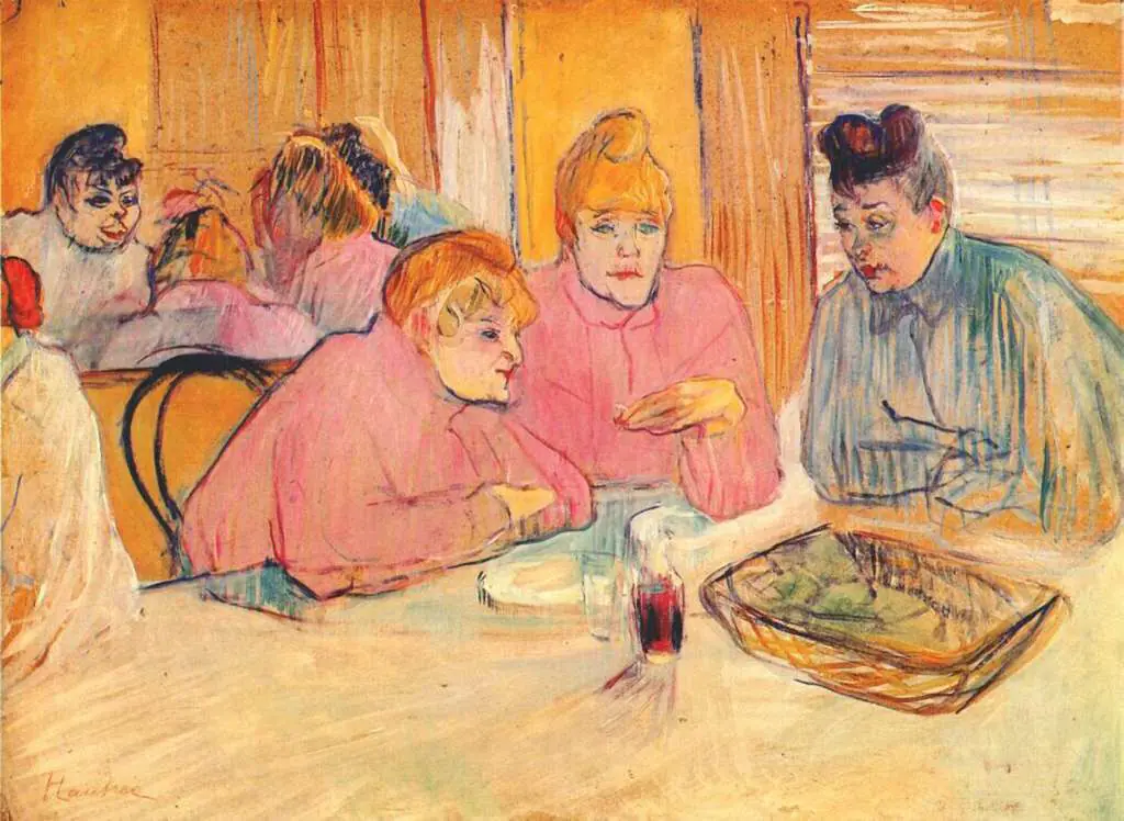 Toulouse-Lautrec: Women In A Restaurant