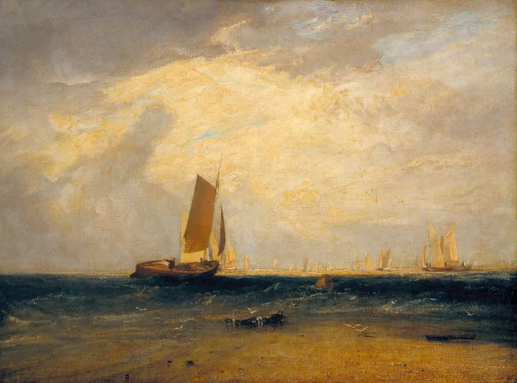 Turner: Fishing Upon The Blythe-sand Tide Setting Int