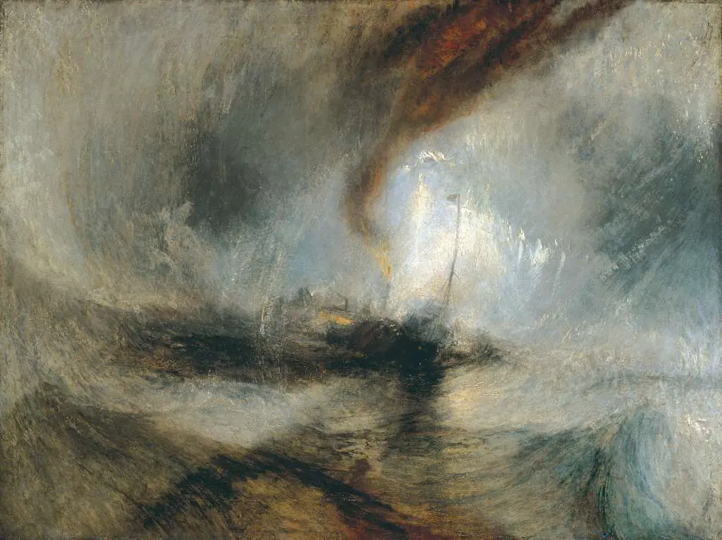 Turner: Snow Storm: Steam-Boat off a Harbour\'s Mouth