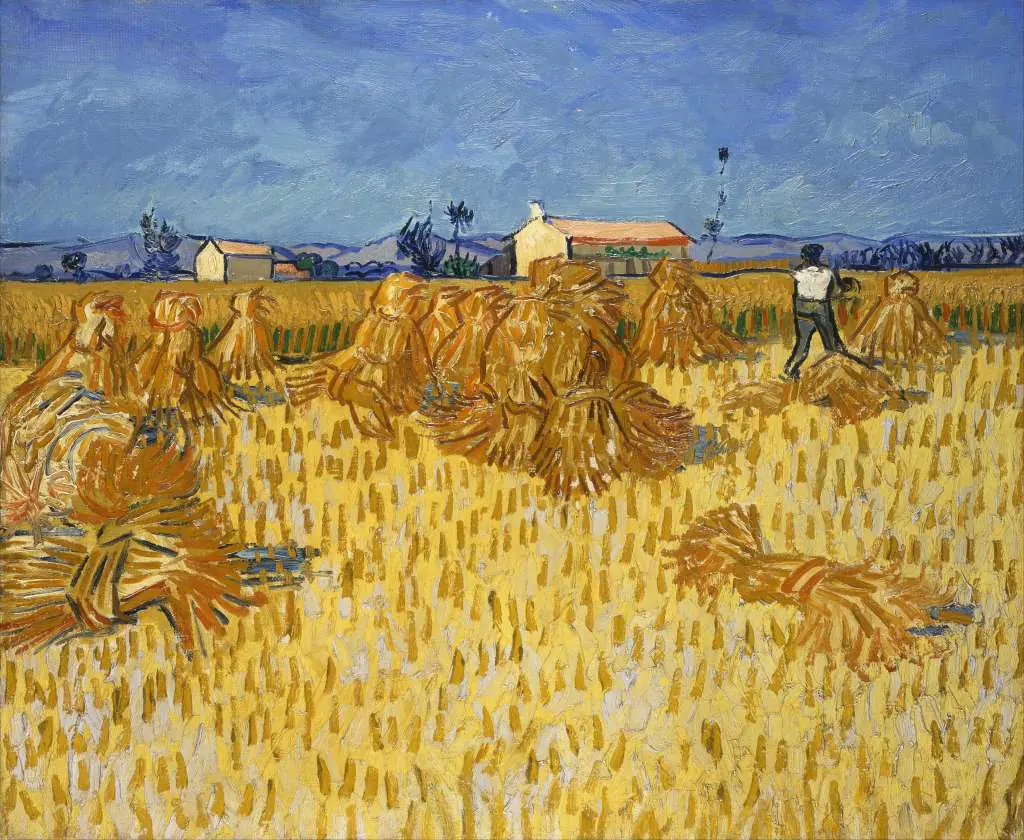 van Gogh: Corn Harvest In Provence