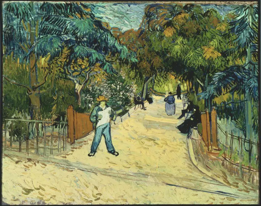 van Gogh: Entrance To The Public Gardens In Arle