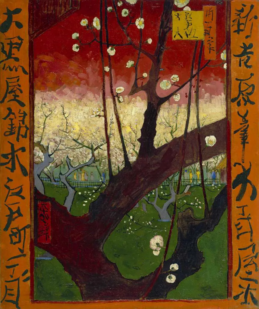 van Gogh: Flowering Plum Tree After Hiroshige