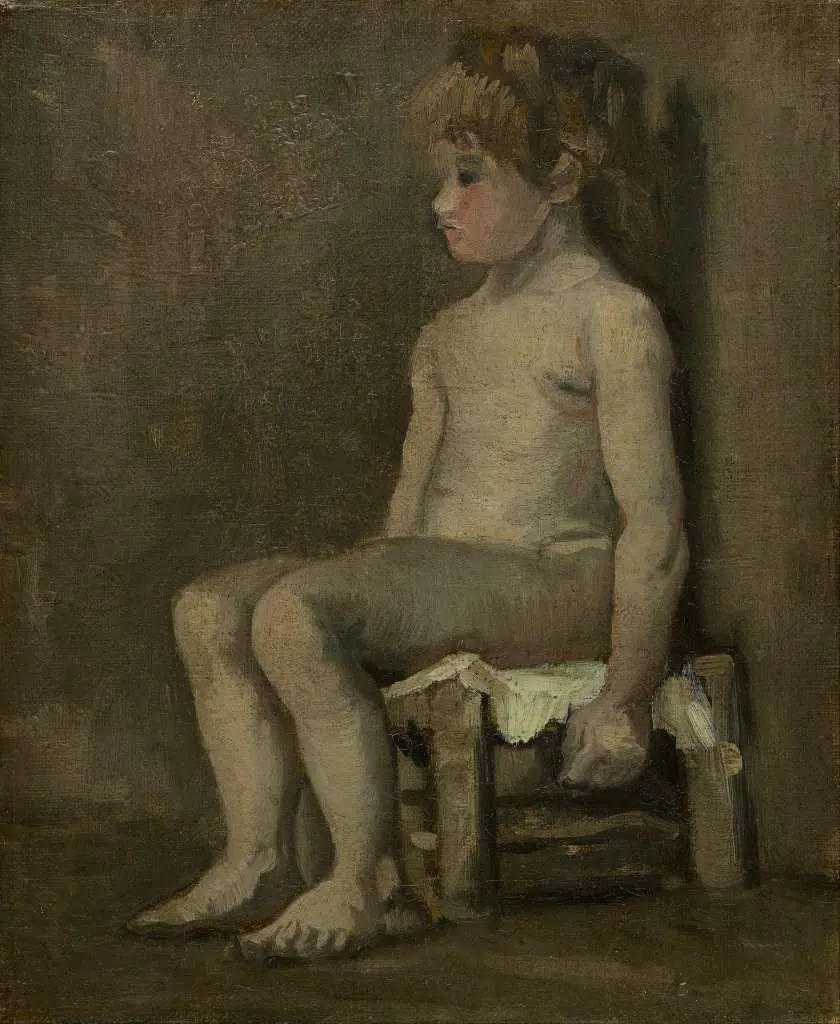 van Gogh: Nude Girl Seated